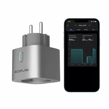 EcoFlow Smart Plug -pistorasia - Virta-aseman lisävarusteet - 8020108027 - 2