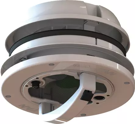 MAXXFAN Dome Plus kattotuuletin LED-valaistuksella, valkoinen - Kattoluukut - 8020112517 - 1