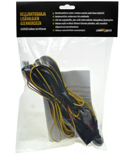 Relejohtosarja lisävalojen asennukseen AMP 2-pin liittimillä, Luminalights - Relejohtosarjat - 8020100667 - 1