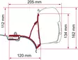 Fiamma markiisin adapteri F45 VW T5/T6 - Tarvikkeet - 8020112367 - 1
