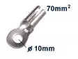 Kaapelikenkä 70mm2 - 10mm - Rengasliittimet - 3050120947 - 1