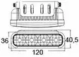 LED-päivävalosarja, 4LED, 12-24V - Päiväajovalot - 3040120007 - 2