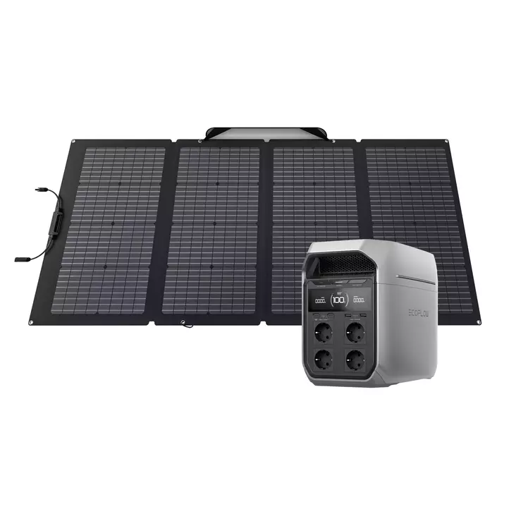 EcoFlow Delta 3 Plus + EF 220W - Virta-asemat - 8020112667 - 1