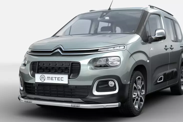 Helmaputki (LED), Citroen Berlingo 2018-, Ø60mm, Metec - Etuhelmaputket pakettiautoon - 8020102487 - 1