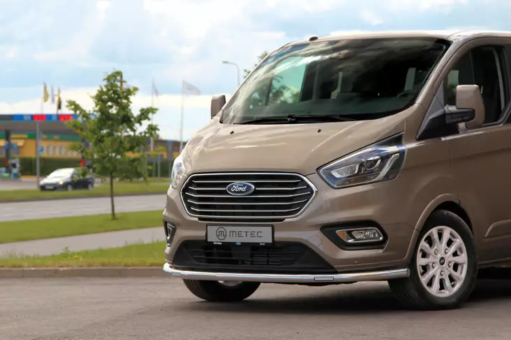 Helmaputki (LED), Ford Transit Custom 2018-, Ø60mm, Metec - Etuhelmaputket pakettiautoon - 8020102367 - 1