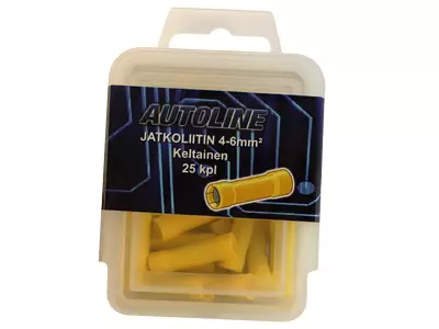 Jatkoliitin, keltainen 25kpl liittimiä - Muut liittimet - 3050120367 - 1