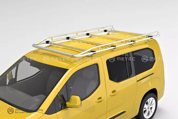 Kattoteline, Opel Combo 2018- - Kattotelineet & tikkaat pakettiautoon - 8020104107 - 1