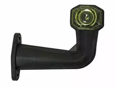 LED-äärivalo, kumivartinen, 90° kulma, kirkas/punainen - Led-äärivalot kumivarrella - 4040110027 - 1