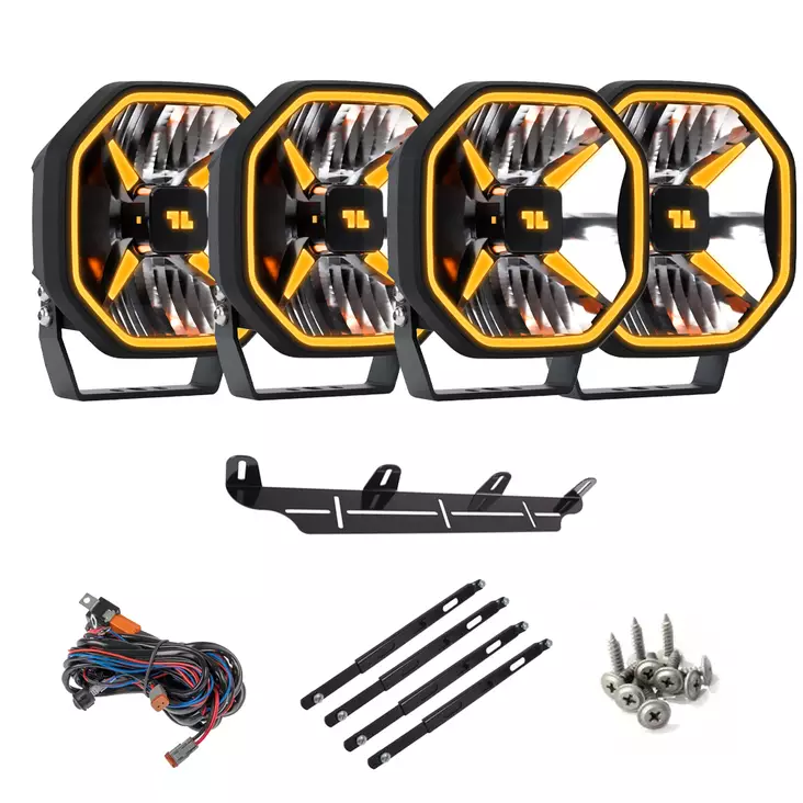 LED-Lisävalo LuminaLights Power X 6 x4 - Pyöreät lisävalot - 8020110897 - 1