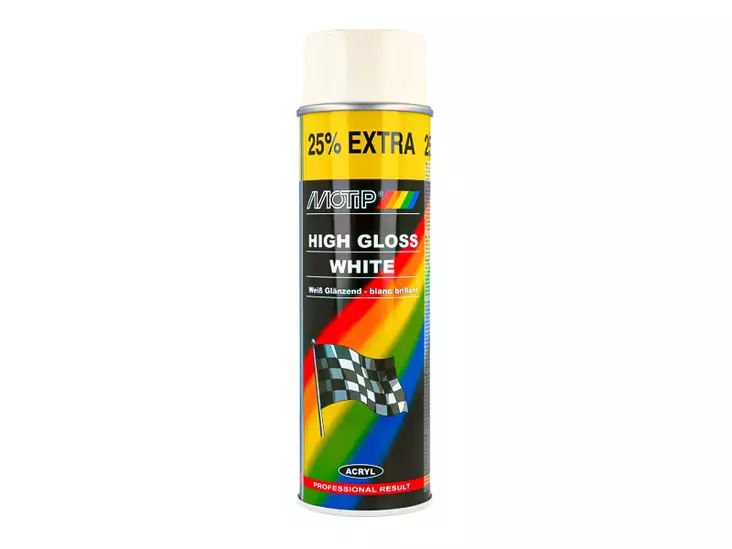 Motip Rallye Valkoinen 500 ml - Automaalit ja -lakat - 8020109687 - 2
