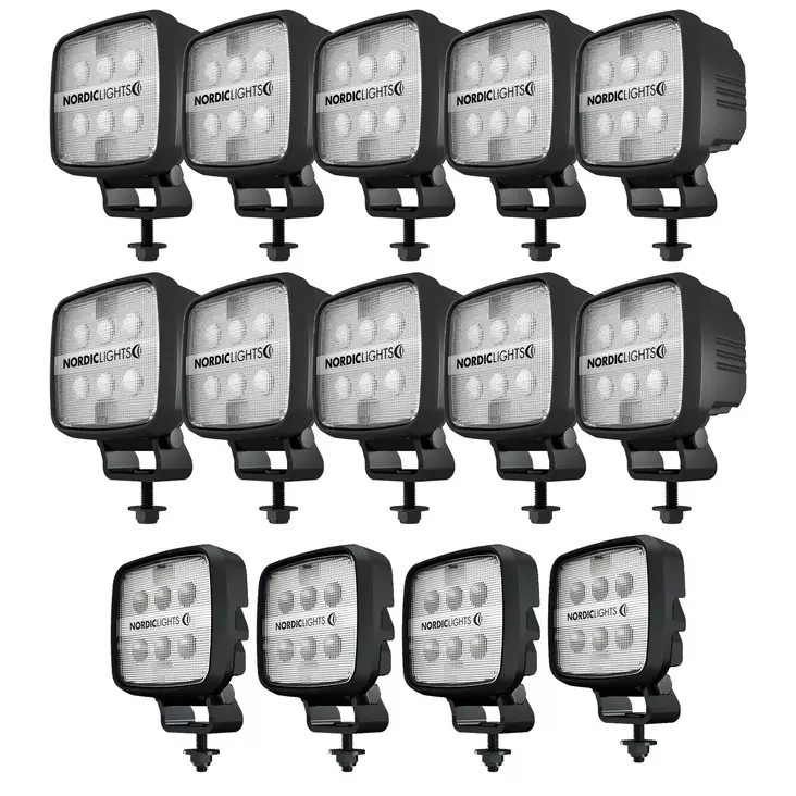 Nordic Lights työvalopaketti, ajokone Basic - LED-työvalot - 8020107457 - 1