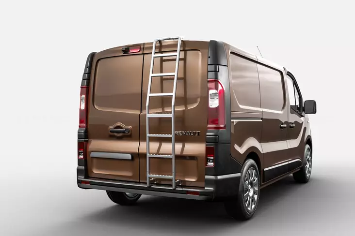 Tikkaat, Renault Trafic 2014- - Kattotelineet & tikkaat pakettiautoon - 8020102647 - 1