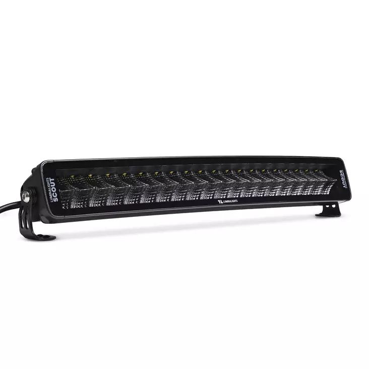 Työvalopaneeli LuminaLights Dark Work Dual 600 Curved LED – 561 mm Flood Beam - LED-työvalopaneelit - 8020105267 - 1