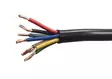 Autojohto 7 x 1,0mm2, musta, 1m, Würth - Johdot ja kaapelit - 3050120338 - 1