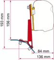 Fiamma markiisin adapteri F45 Ford Custom - Tarvikkeet - 8020112348 - 3