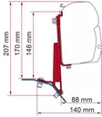 Fiamma markiisin adapteri F45 Ford Custom - Tarvikkeet - 8020112348 - 1