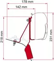 Fiamma markiisin adapteri F45 Ford Custom Nugget 2015-2023 - Tarvikkeet - 8020112488 - 1