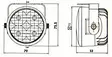 LED-päivävalosarja, 4LED, 12-24V - Päiväajovalot - 3040120008 - 2