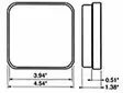LED-takavalo vilkku 10-30V - 49LED - Led-takavalot - 4030120018 - 2