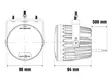 Optibeam Fog Rider led-sumuvalo - Sumuvalot - 8020110788 - 3