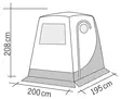 Pakettiauton takateltta VW Transporter T5 / T6 / T7 - Kylkiteltat - 8020121008 - 7