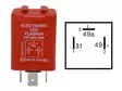 Vilkkurele LED-polttimoille, 24V 3-napainen - Releet - 8020110808 - 1
