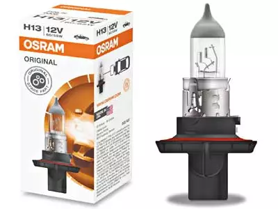 H13 Osram Original 60/55W halogen polttimo - H8, H9, H10, H11, H13, H15, H16 - 8020105078 - 1