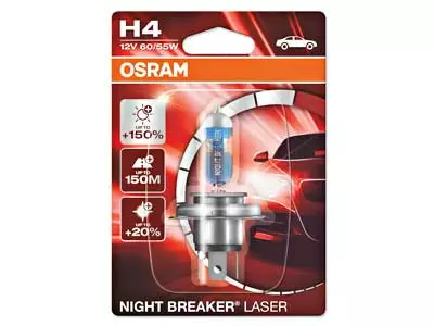 H4 Night Breaker Laser +150%, 1kpl - H4 Halogen-polttimot - 8020104688 - 1