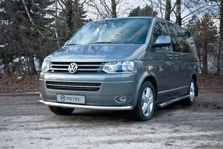 Helmaputki, VW T5 2010-2015, Ø60mm, Metec - Etuhelmaputket pakettiautoon - 8020102588 - 1