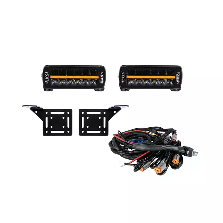 Strands Siberia DR 8" 2x LED-lisävalopaketti - Lisävalopaneelit - 8020106138 - 1