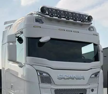 Valorauta Scania R- & S-sarja normaali katto, musta - Työvalotelineet kuorma-autoon - 7000210138 - 1
