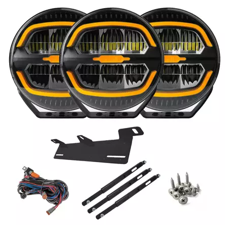 Led-lisävalo Swedstuff 9" X3 - Pyöreät lisävalot - 8020120149 - 1