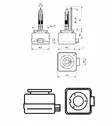 D1R Philips Vision Xenon-polttimo 35w - D1S ja D1R - 1040700119 - 3
