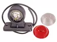 LED-äärivalo kumivartinen omega, kirkas/punainen - Led-äärivalot kumivarrella - 4040110039 - 2