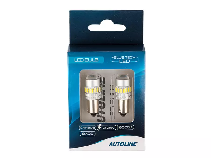 BA9s LED-polttimopari, Autoline - Ba9s LED-polttimot - 8020105289 - 1
