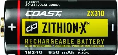 COAST ZX310 ZITHION-X MICRO-USB Akku - Muut akut ja laturit - 8020105769 - 1