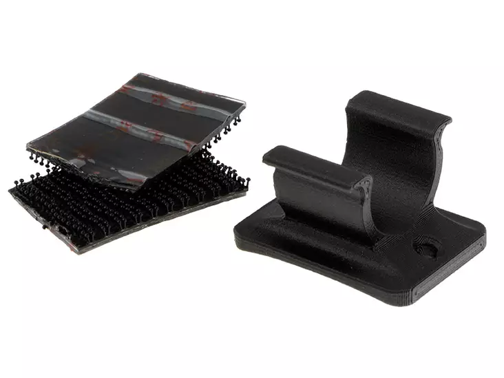 DSM kypäräkiinnike tarralla - Kypärävalot ja kypäräkiinnikkeet - 8020107829 - 1