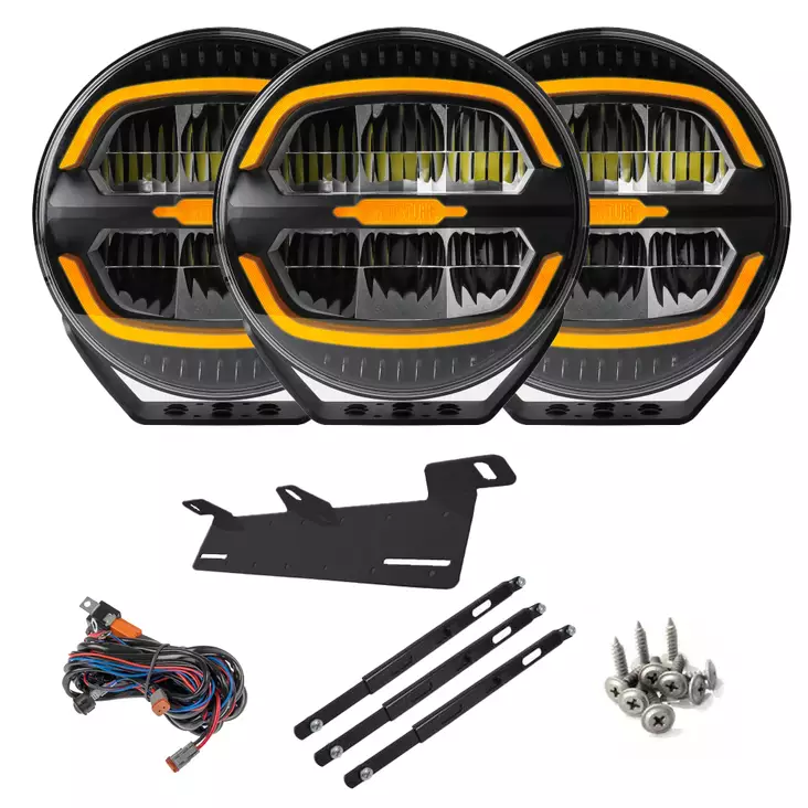 Led-lisävalo Swedstuff 9" X3 - Pyöreät lisävalot - 8020120149 - 1