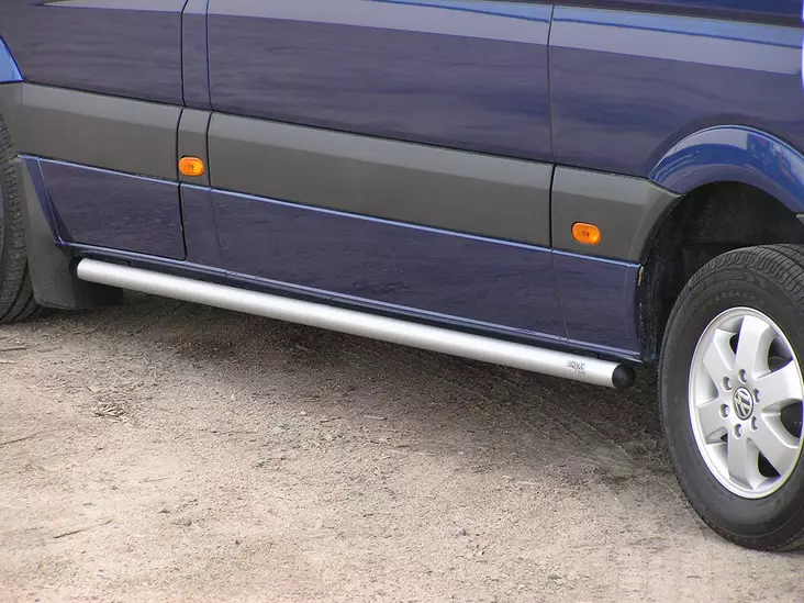 S-BAR VW Crafter L3 17- akseliväli 3640 mm. sivuputket (kylkisuoja) - Kylkiputket pakettiautoon - 8020120899 - 1
