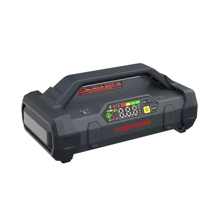 Starttiboosteri – Lokithor JA302 PRO – 3000A, 12V, 150 PSI ilmakompressori, LiPo - Starttiboosterit - 8020120499 - 1