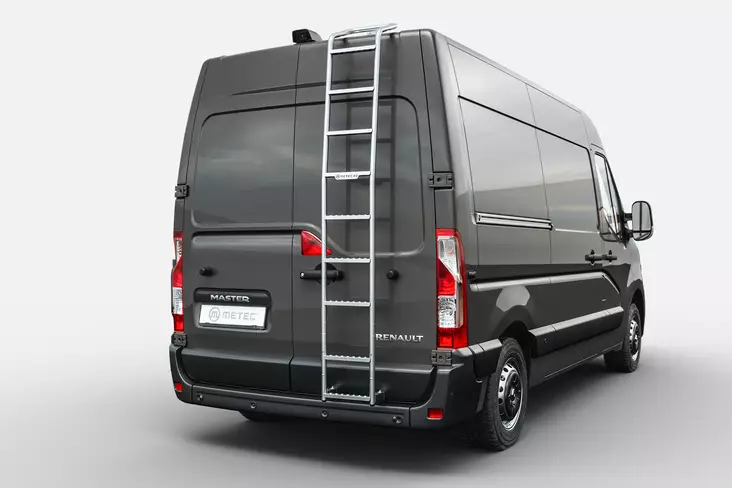 Tikkaat Renault Master 2010-, Metec - Kattotelineet & tikkaat pakettiautoon - 8020102639 - 1