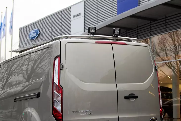 Työvalorauta Ford Transit Custom 2013-2017, Metec - Työvalotelineet pakettiautoon - 8020102149 - 2